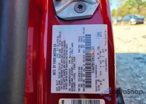 2017 Ford Mustang Gt from USA, damaged, VIN 1FA6P8CFXH5343262